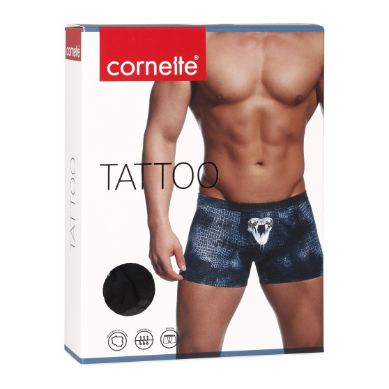 Boxer da uomo Cornette Rubber nero (280/221)