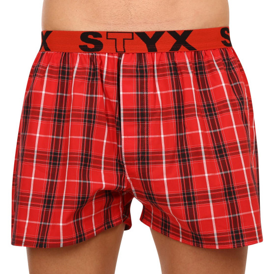 3PACK Boxer da uomo Styx sport elastico multicolore (B9313233)