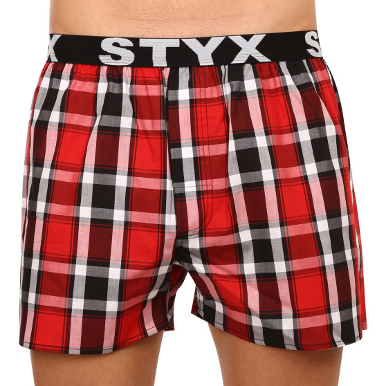 3PACK Boxer da uomo Styx sport elastico multicolore (B9343536)