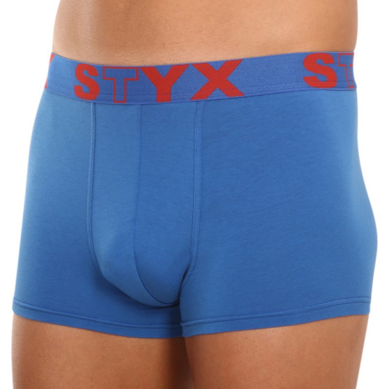 3PACK boxer uomo Styx sport elastico blu (3G96789)