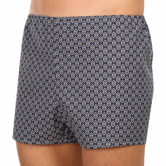 Boxer da uomo classici Foltýn diamanti blu scuro (K33)