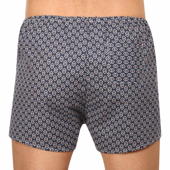 Boxer da uomo classici Foltýn diamanti blu scuro (K33)