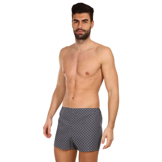 Boxer da uomo classici Foltýn diamanti blu scuro (K33)