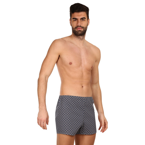 Boxer da uomo classici Foltýn diamanti blu scuro (K33)