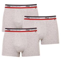 3PACK boxer uomo Fila grigio (FU5059/3-400)