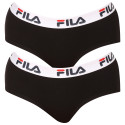 2PACK mutandine donna Fila nero (FU6044/2-200)