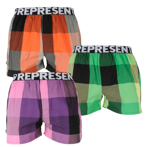 3PACK Boxer da uomo Represent Mikebox (R1M-BOX-02515357)