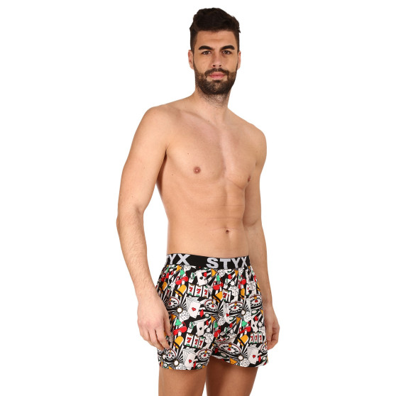 Boxer da uomo Styx arte sport gomma casino (B1553)