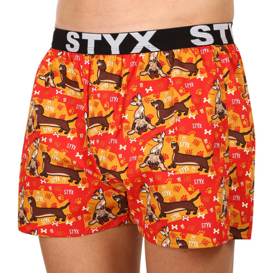 Boxer da uomo Styx arte sport cani gomma (B1554)