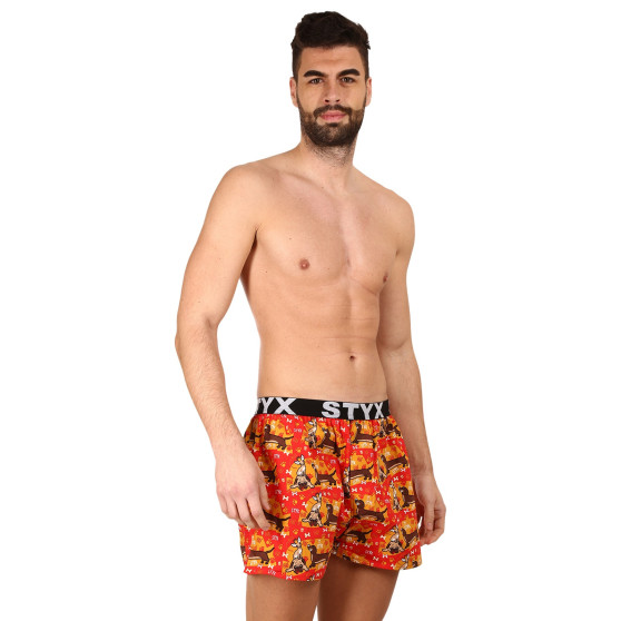 Boxer da uomo Styx arte sport cani gomma (B1554)