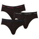 3PACK slip uomo Calvin Klein nero (U2661G-CAQ)