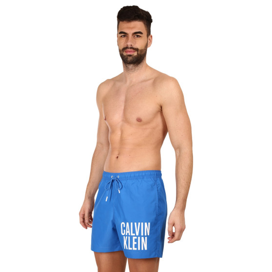 Costumi da bagno per uomo Calvin Klein blu (KM0KM00794 C4X)