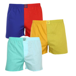 3PACK Boxer da uomo Dedoles multicolore (D-M-UN-LB-B-C-1577476)