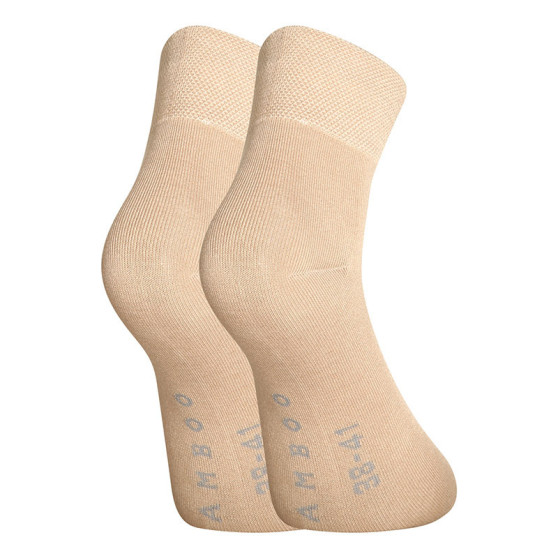 3PACK calze Gino bambù beige (82004)