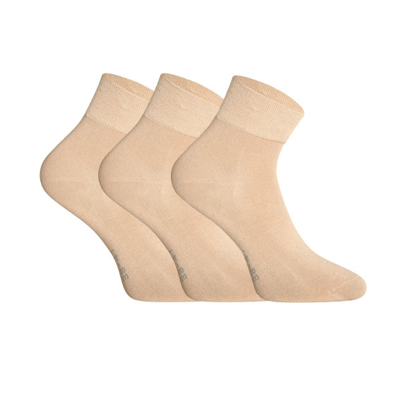 3PACK calze Gino bambù beige (82004)