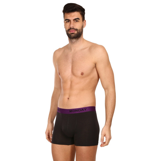 7PACK boxer da uomo Nedeto nero (7NDTB001-week)