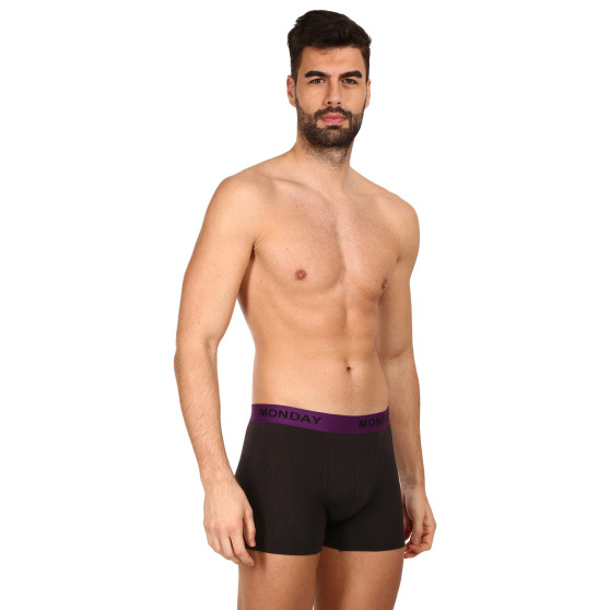 7PACK boxer da uomo Nedeto nero (7NDTB001-week)