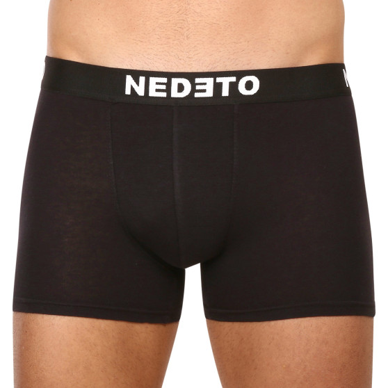 7PACK boxer da uomo Nedeto nero (7NDTB001-brand)