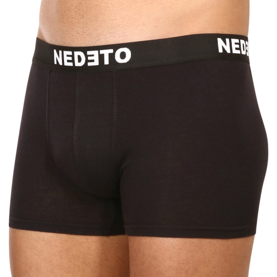 7PACK boxer da uomo Nedeto nero (7NDTB001-brand)