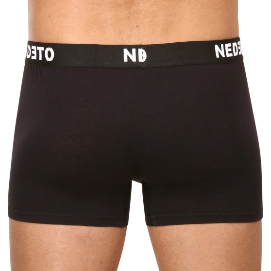 7PACK boxer da uomo Nedeto nero (7NDTB001-brand)