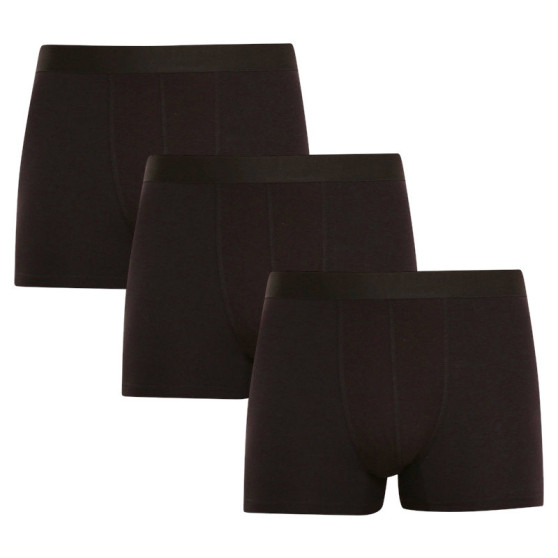 3PACK boxer da uomo Nedeto nero (3NDTB001)