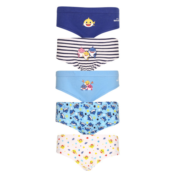 5PACK slip bambino Cerdá Baby Shark multicolore (2200007751)