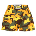 Boxer da bambino Styx art classic rubber camouflage yellow (J1559)