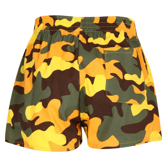 Boxer da bambino Styx art classic rubber camouflage yellow (J1559)