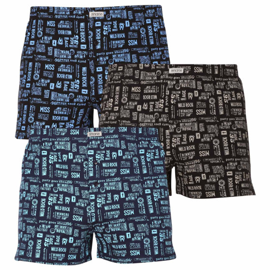 3PACK Boxer da uomo Andrie multicolore (PS 5723)