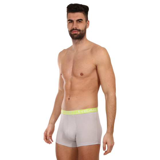 2PACK Boxer da uomo grigio HEAD (701221813 002)