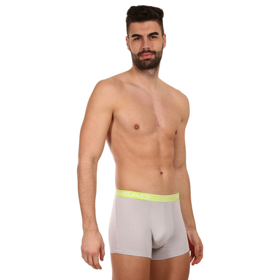 2PACK Boxer da uomo grigio HEAD (701221813 002)