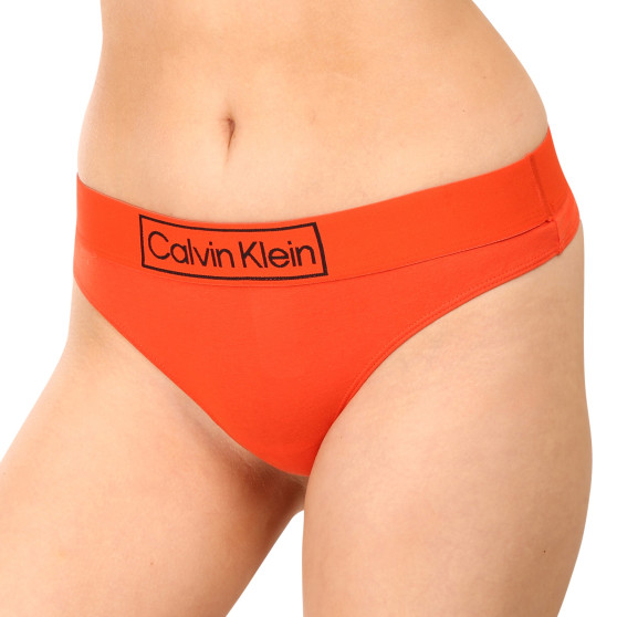 Perizoma da donna Calvin Klein arancione (QF6774E-3CI)