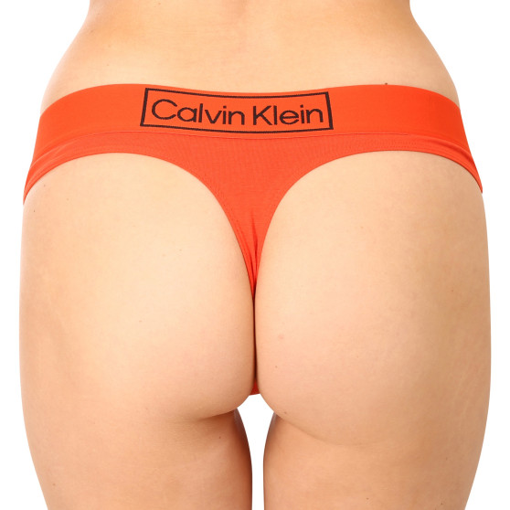 Perizoma da donna Calvin Klein arancione (QF6774E-3CI)