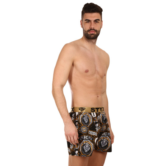 Boxer da uomo Styx art / KTV sport gomma - gomma oro (BTZ1655)