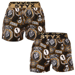 2PACK Boxer da uomo Styx art / KTV sport gomma (2BT1655)