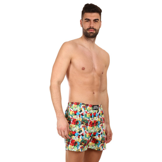 Boxer da uomo Styx premium art classic rubber emoji (AP954)