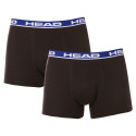 2PACK Boxer da uomo HEAD nero (701202741 008)