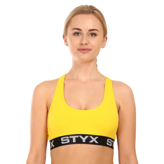 Reggiseno donna Styx sport giallo (IP1068)