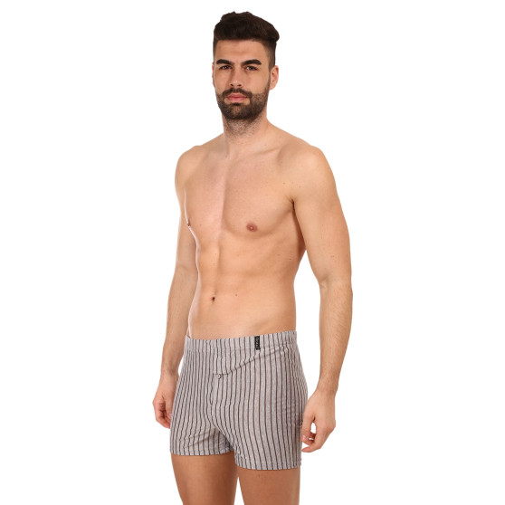 Boxer da uomo Molvy grigio (MP-1057-BBU)