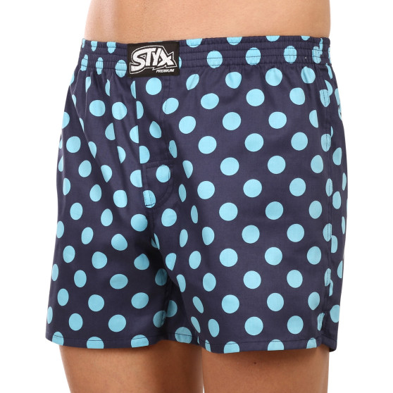 Boxer da uomo Styx premium art classic rubber polka dots (AP1053)