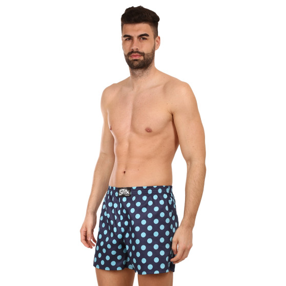 Boxer da uomo Styx premium art classic rubber polka dots (AP1053)