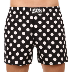 Boxer da uomo Styx premium art classic rubber polka dots (AP1055)