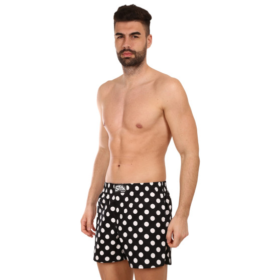 Boxer da uomo Styx premium art classic rubber polka dots (AP1055)