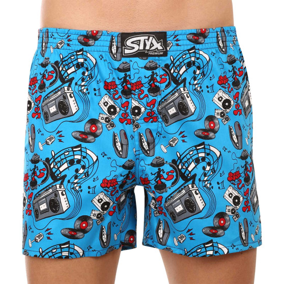 Boxer da uomo Styx premium art classic rubber music (AP1558)