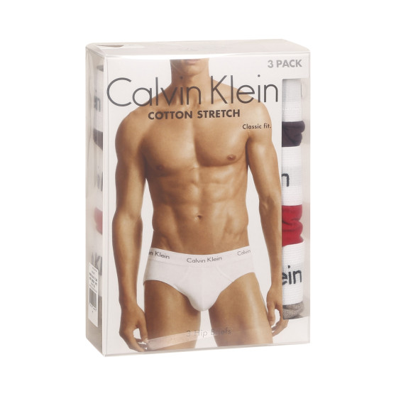 3PACK slip uomo Calvin Klein multicolore (U2661G-CAK)