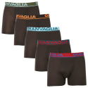 5PACK boxer da uomo Gianvaglia nero (GVG-5010)