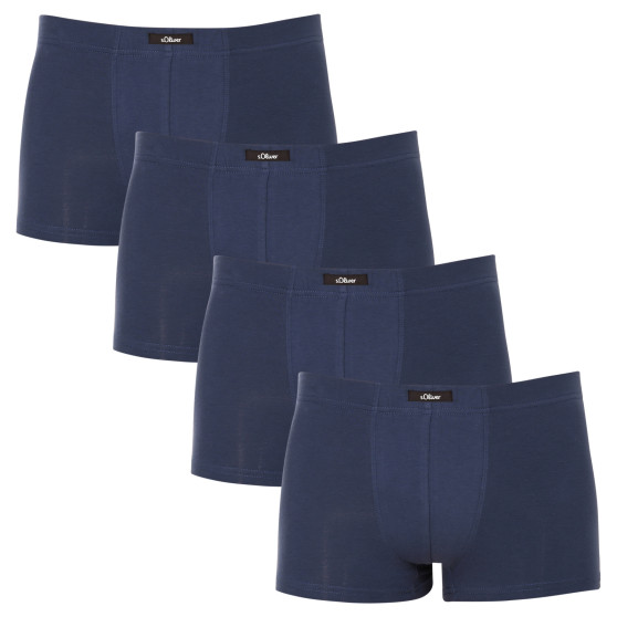 4PACK boxer uomo S.Oliver blu scuro (MH-35H-60164426)