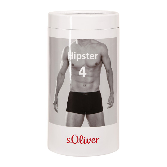 4PACK boxer uomo S.Oliver grigio (MH-35H-41011828)