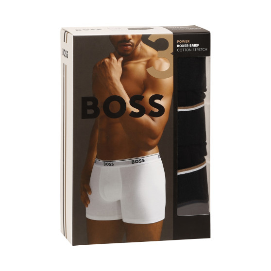 3PACK boxer da uomo BOSS nero (50475282 001)