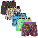 5PACK Boxer da uomo Styx art sport gomma multicolore (5B1391023)